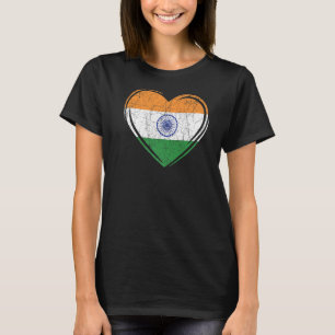 Indische Republik Tag Hindustani Indische Flagge 2 T-Shirt