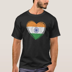 Indische Republik Tag Hindustani Indische Flagge 2 T-Shirt