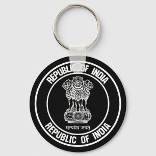 Indische Runde Schlüsselanhänger