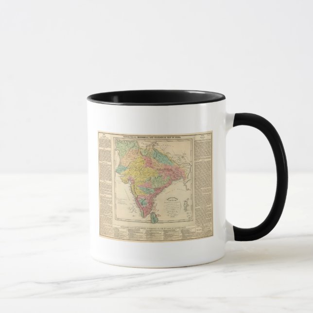 Indische Schlachten und Seiges Chonologie-Karte Tasse (Rechts)