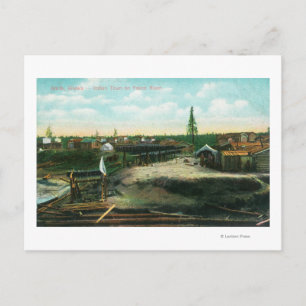 Indische Stadt am Yukon RiverAnvik, AK Postkarte