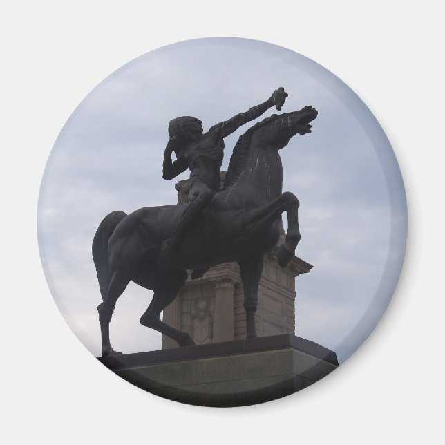 Indische Statue Magnet (Vorne)