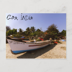Indische Strandzeit Postkarte