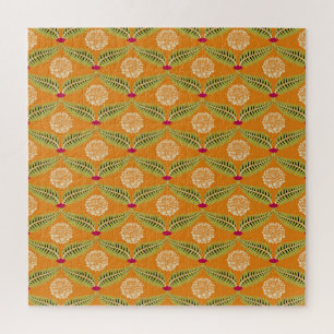 Indische Traditionelle Illustration Muster. Puzzle