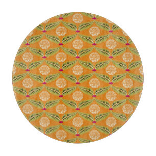 Indische Traditionelle Illustration Muster. Schneidebrett