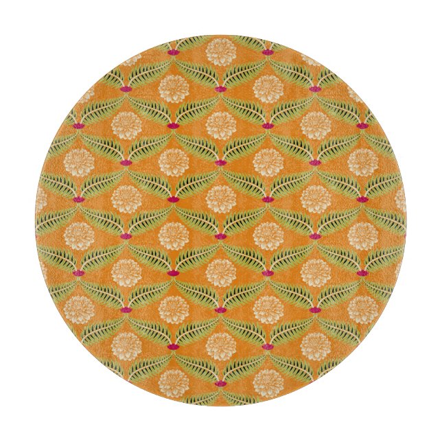 Indische Traditionelle Illustration Muster. Schneidebrett (Vorderseite)