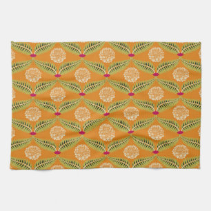 Indische traditionelle Illustrationsmuster. Geschirrtuch
