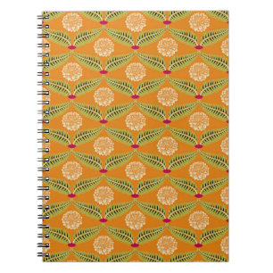 Indische traditionelle Illustrationsmuster. Notizblock