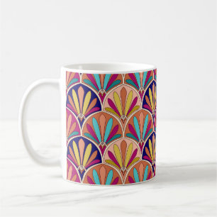 Indische traditionelle Textilillustration Kaffeetasse