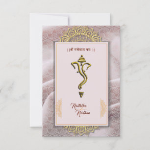 Indische Trauung Ganesha Einladung