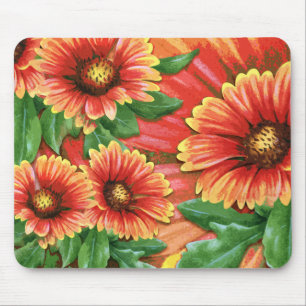 Indische umfassende Blumen-Mausunterlage Mousepad