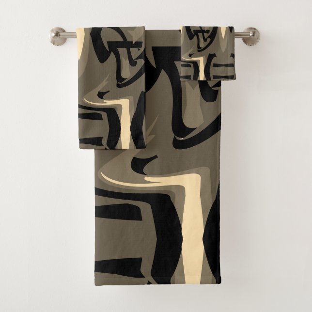 Indische und japanische Kunstmischung Badhandtuch Set (Insitu)