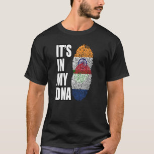 Indische und niederländische Mix-DNA-Kennzeichnung T-Shirt