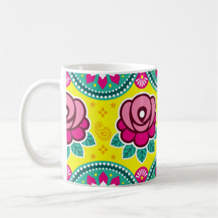 Indische und pakistanische LKW-Kunst nahtlos lang  Kaffeetasse