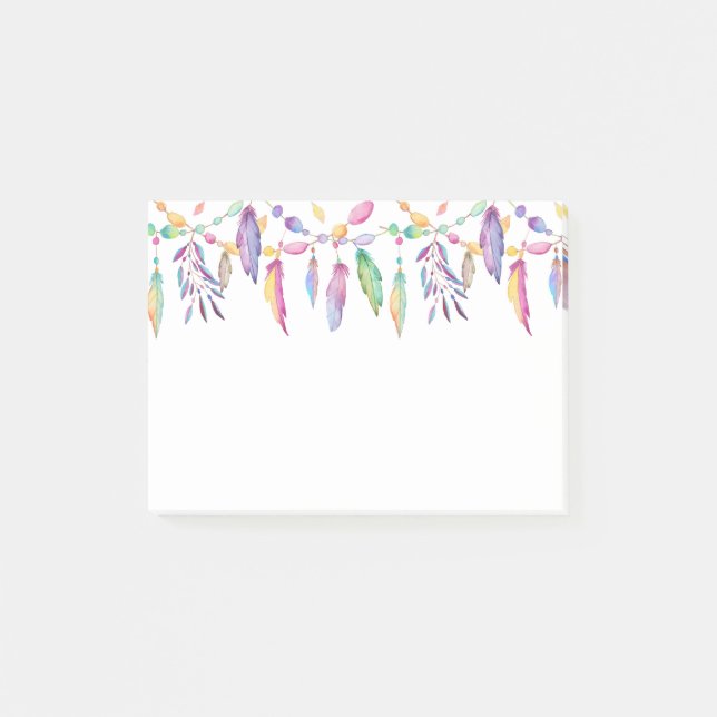 Indische Ureinwohner Post-it Klebezettel (Vorderseite)