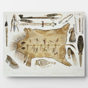Indische Utensils und Waffen, Platte 21 aus Band 2 Fotoplatte