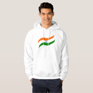 Indische wallend Flagge Hoodie
