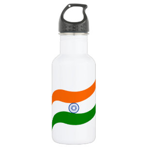 Indische wallend Flagge Trinkflasche