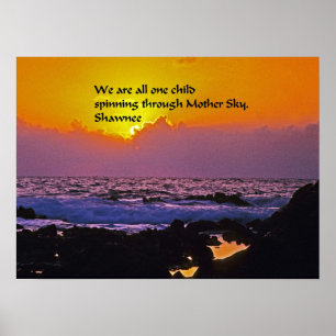 Indische Zitate Poster