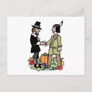 Indische Zusammenarbeit Pilgris Postkarte