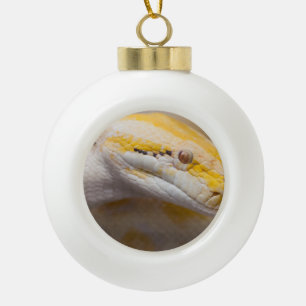 Indischer Albino-Pythonschlange-Ho- Chi Minh Keramik Kugel-Ornament