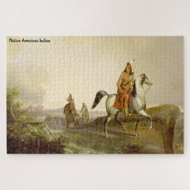 Indischer Amerikaner Puzzle (Horizontal)