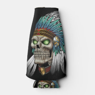 Indischer Amerikanische Ureinwohner-Stamm-Gothic-S Flaschenkühler