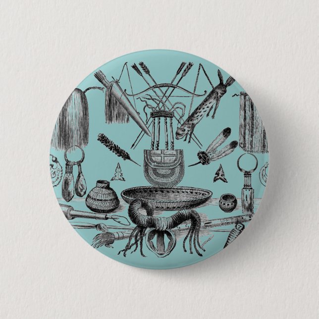 Indischer Artifacts utton Button (Vorderseite)