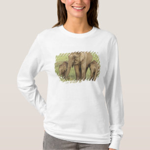 Indischer Asiatischer Elefant & Jungtiere T-Shirt