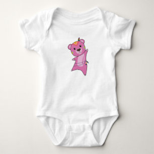 Indischer Bärenbär Fashion Teddy Feather Baby Strampler