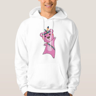 Indischer Bärenbär Fashion Teddy Feather Hoodie