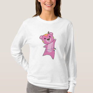Indischer Bärenbär Fashion Teddy Feather T-Shirt