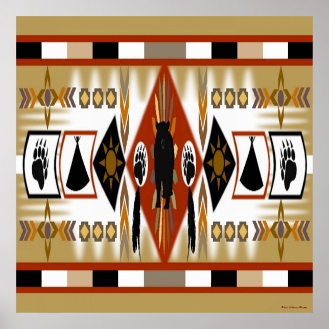 Indischer Bärenklan-Poster Poster (Vorne)