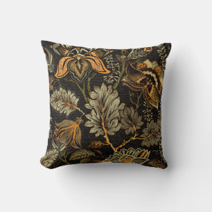 Indischer Blumenpaisley, nahtlos ethnisches Muster Kissen