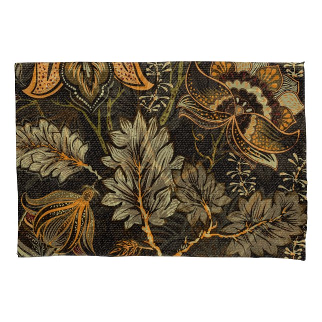 Indischer Blumenpaisley, nahtlos ethnisches Muster Kissenbezug (Vorderseite)