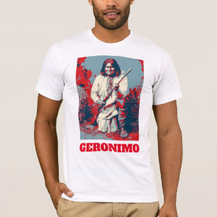 Indischer Chef Geronimo Pop Art T-Shirt