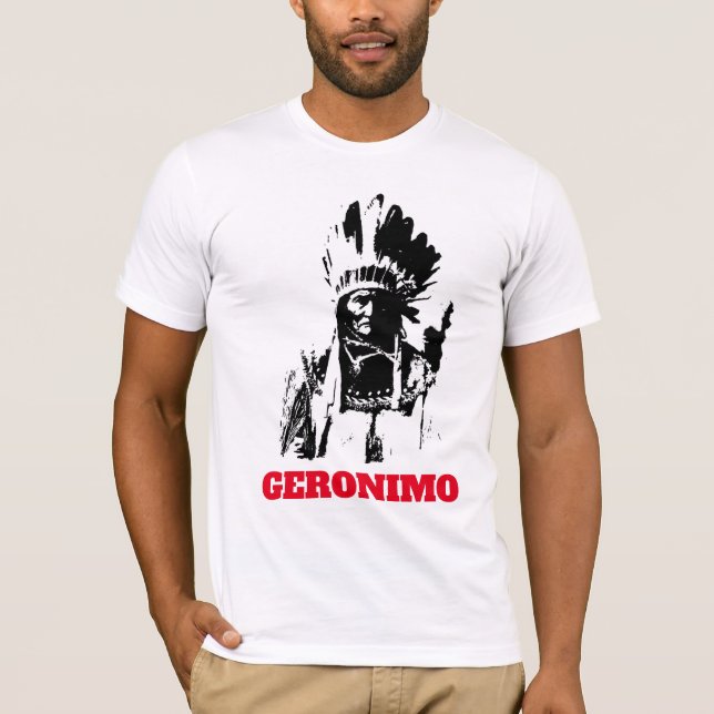 Indischer Chef Geronimo T-Shirt (Vorderseite)