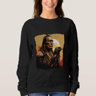 Indischer Chefamerikaner Indigenas Cherokee Sweatshirt