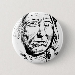 Indischer Chefink Sketch Motivierend Button