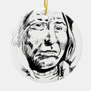 Indischer Chefink Sketch Motivierend Keramik Ornament