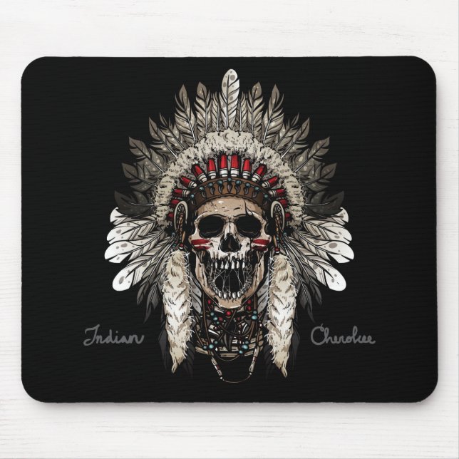 Indischer Chefskull Mousepad (Vorne)
