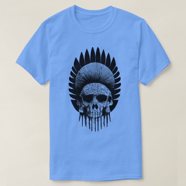Indischer Chefskull T-Shirt (Design vorne)