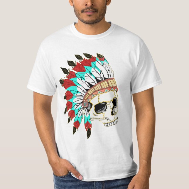Indischer Chefskull T-Shirt (Vorderseite)