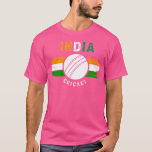 Indischer Cricket-Spieler Team Cricket-Fans Indien T-Shirt
