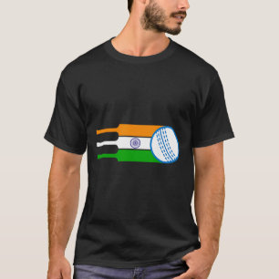 Indischer Cricketspieler Team Cricket Fans Indien T-Shirt