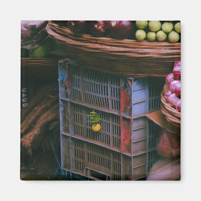 Indischer Desi-Markt Nimbu-Mirchi Magnet (Vorne)