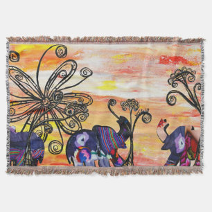 Indischer Elefant-Parade Decke