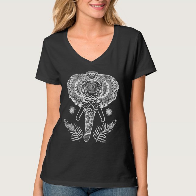 Indischer Elefant-Welttag T-Shirt (Vorderseite)