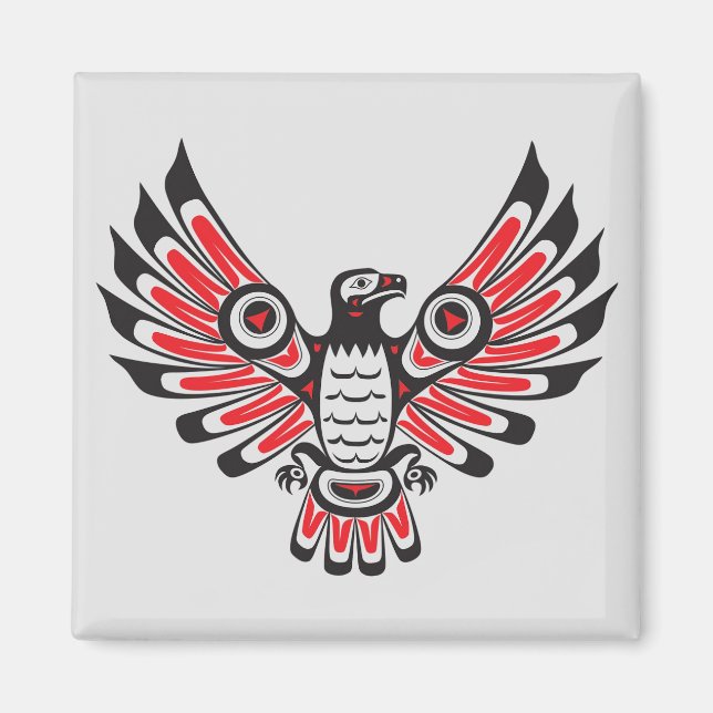 Indischer Feuervogel Magnet (Vorne)