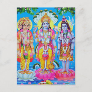 indischer Gott Postkarte